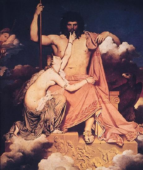 Jean Auguste Dominique Ingres Jupiter and Thetis Germany oil painting art